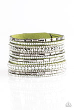 Load image into Gallery viewer, Wham Bam Glam - Green Leather Bracelet
