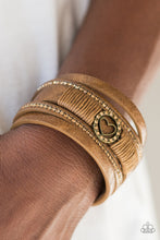 Load image into Gallery viewer, It Takes Heart - Brass Bracelet
