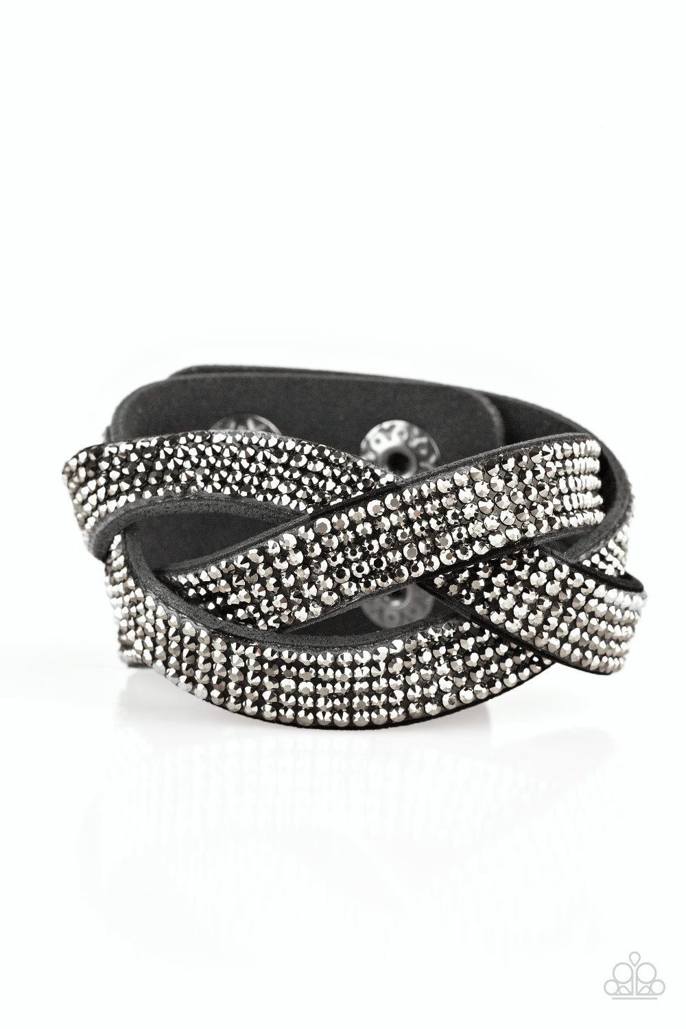 Nice Girls Finish Last - Black Leather Bracelet