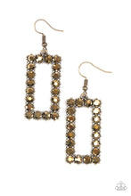 Load image into Gallery viewer, Mirror, Mirror - Brass Earrings
