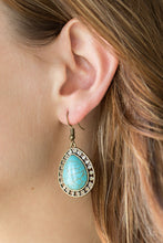 Load image into Gallery viewer, Sahara Serenity - Brass Earrings
