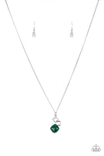 Load image into Gallery viewer, Stylishly Square - Green Necklace
