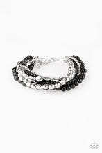 Load image into Gallery viewer, Metro Mix Up - Black Bracelet
