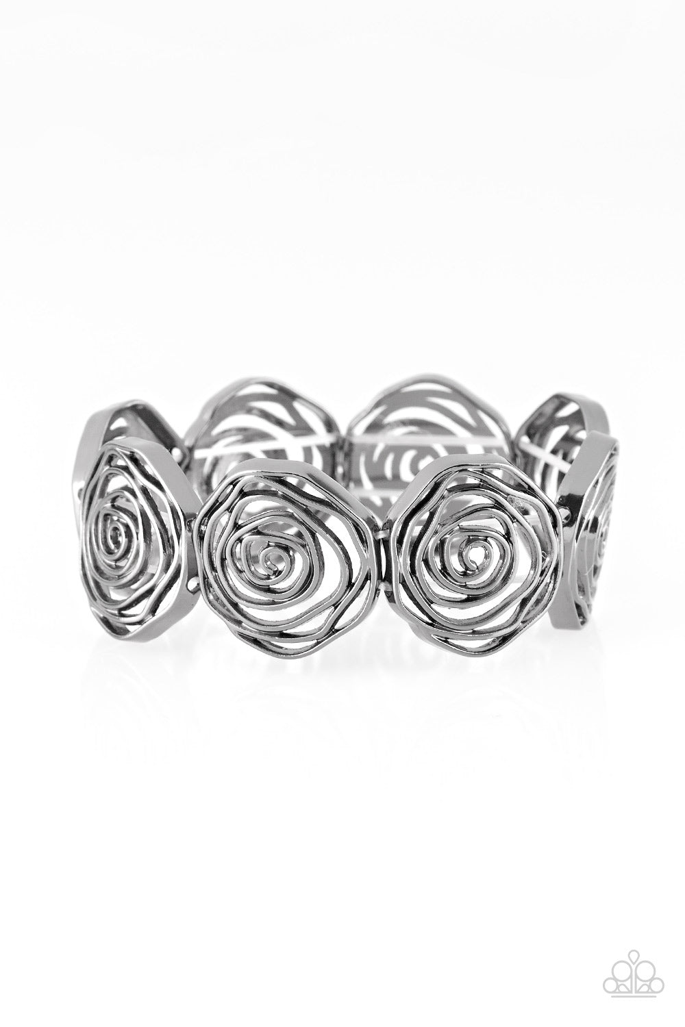 Beat Around The ROSEBUSH - Black Bracelet
