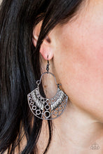 Load image into Gallery viewer, Indigenous Idol - Black Earrings
