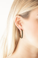 Load image into Gallery viewer, Rugged Retro - Brass Earrings
