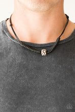 Load image into Gallery viewer, Pacific Pioneer - Black Leather Necklace
