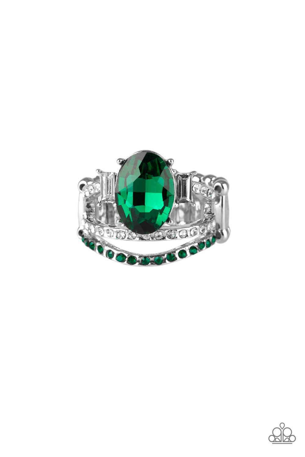 Spectacular Sparkle - Green Ring