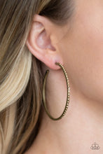 Load image into Gallery viewer, Trending Twinkle - Brass Earrings
