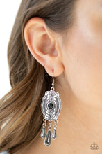 Load image into Gallery viewer, Natural Native - Black Earrings
