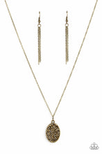 Load image into Gallery viewer, Star-Crossed Stargazer - Brass Necklace
