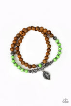 Load image into Gallery viewer, Wonderfully Woodland - Green Bracelet
