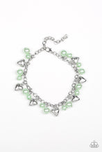 Load image into Gallery viewer, One Of A Kind-HEARTED - Green Bracelet
