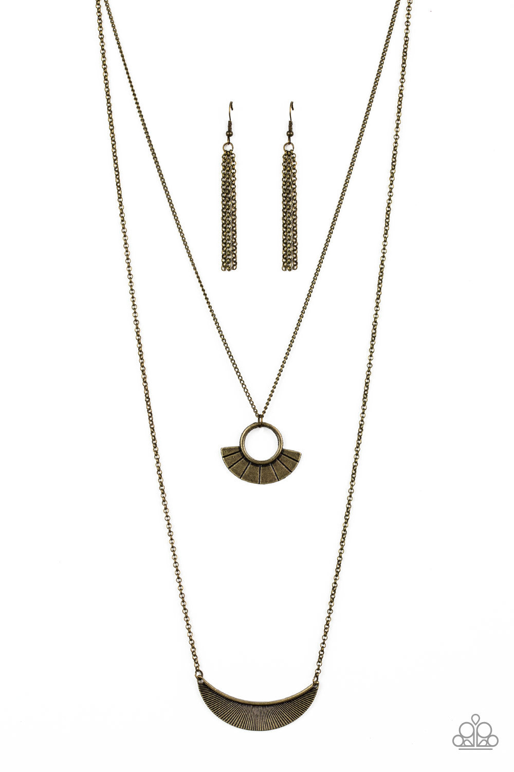 Tribal Trek - Brass Necklace