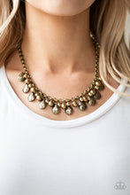 Load image into Gallery viewer, Stage Stunner - Brass Necklace
