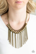 Load image into Gallery viewer, Powerhouse Prowl - Brass Necklace
