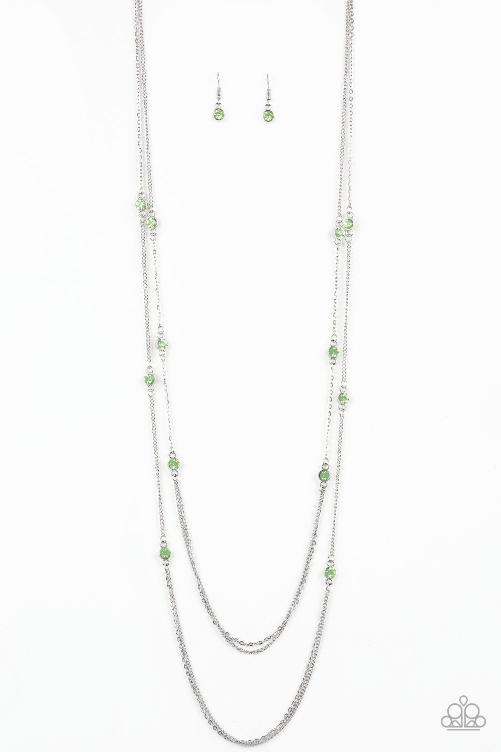 Sparkle Of The Day - Green Necklace
