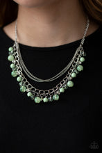 Load image into Gallery viewer, Wait and SEA - Green Necklace
