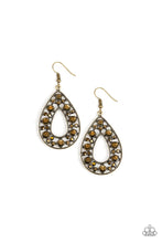 Load image into Gallery viewer, Midnight Magic - Brass Earrings
