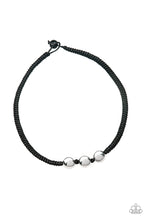 Load image into Gallery viewer, Pedal To The Metal - Black Leather Necklace
