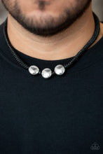 Load image into Gallery viewer, Pedal To The Metal - Black Leather Necklace
