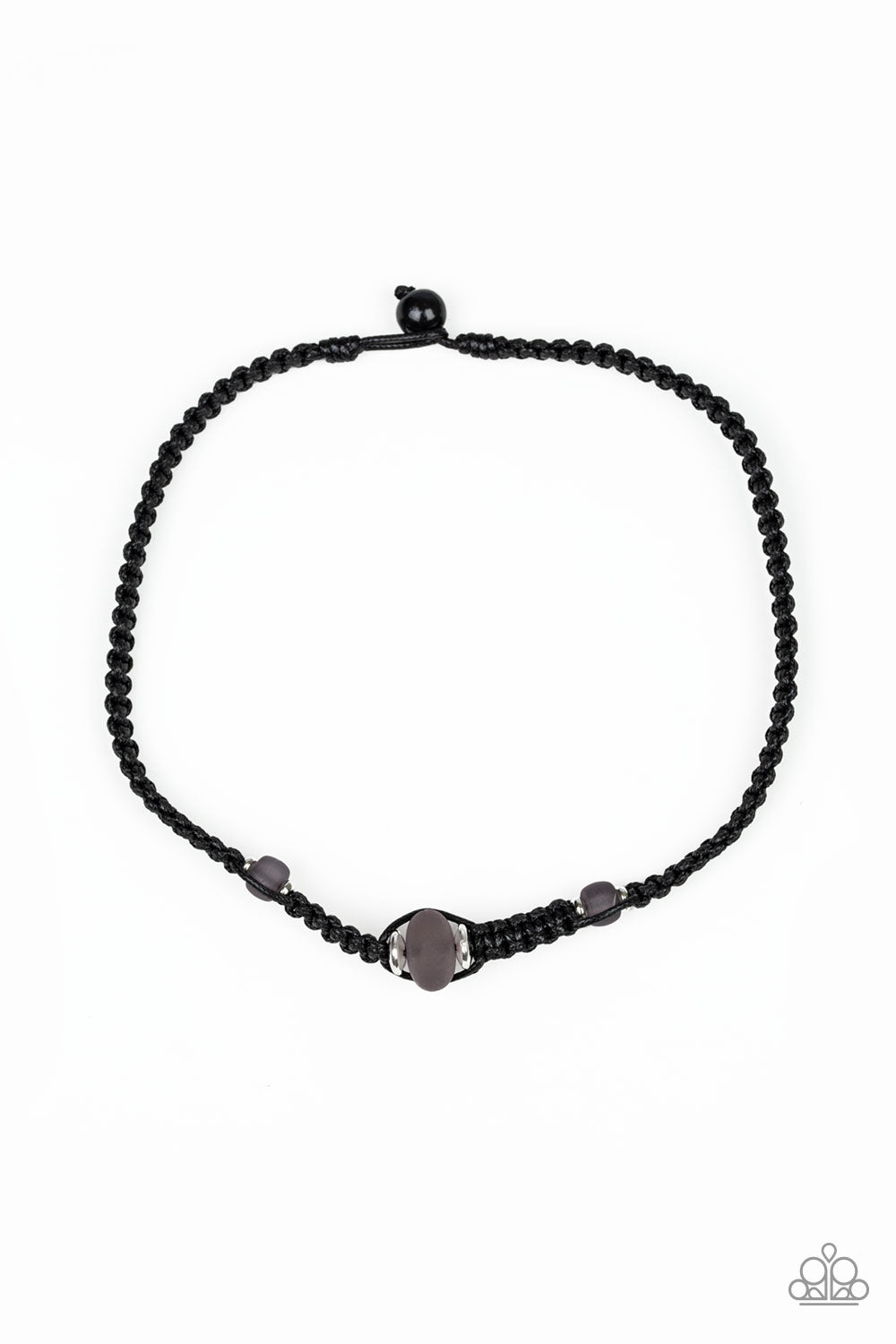 Maui Beach - Black Leather Necklace