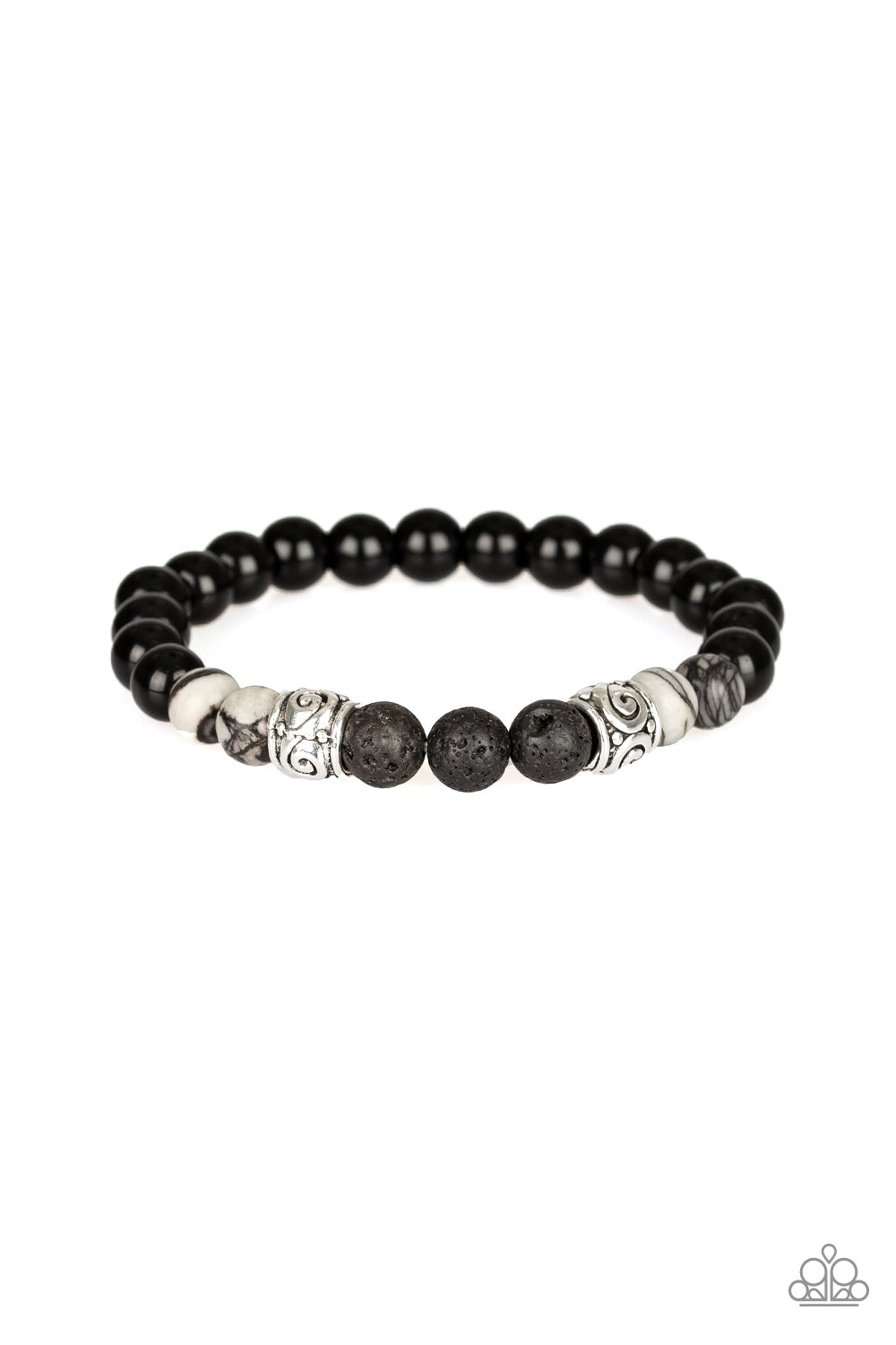 Proverb - Silver Stone Bracelet