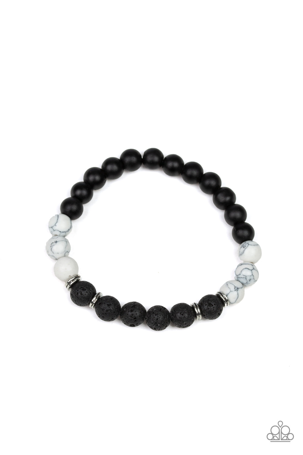 Karma - White Stone Bracelet