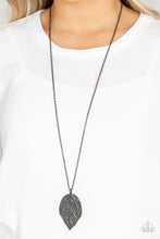 Load image into Gallery viewer, Natural Re-LEAF - Black Necklace
