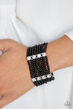 Load image into Gallery viewer, Get In Line - Black Bracelet
