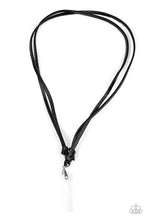 Load image into Gallery viewer, Kryptonite - White Leather Necklace
