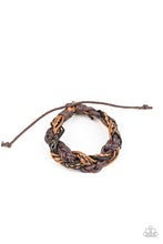 Load image into Gallery viewer, Badlands Wanderer - Brown Leather Bracelet
