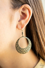 Load image into Gallery viewer, Secret Groves - Brass Earrings
