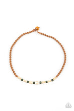 Load image into Gallery viewer, Beach Shark - Green Leather Necklace
