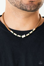 Load image into Gallery viewer, Beach Shark - Green Leather Necklace
