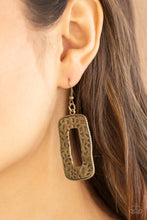 Load image into Gallery viewer, Primal Elements - Brass Earrings
