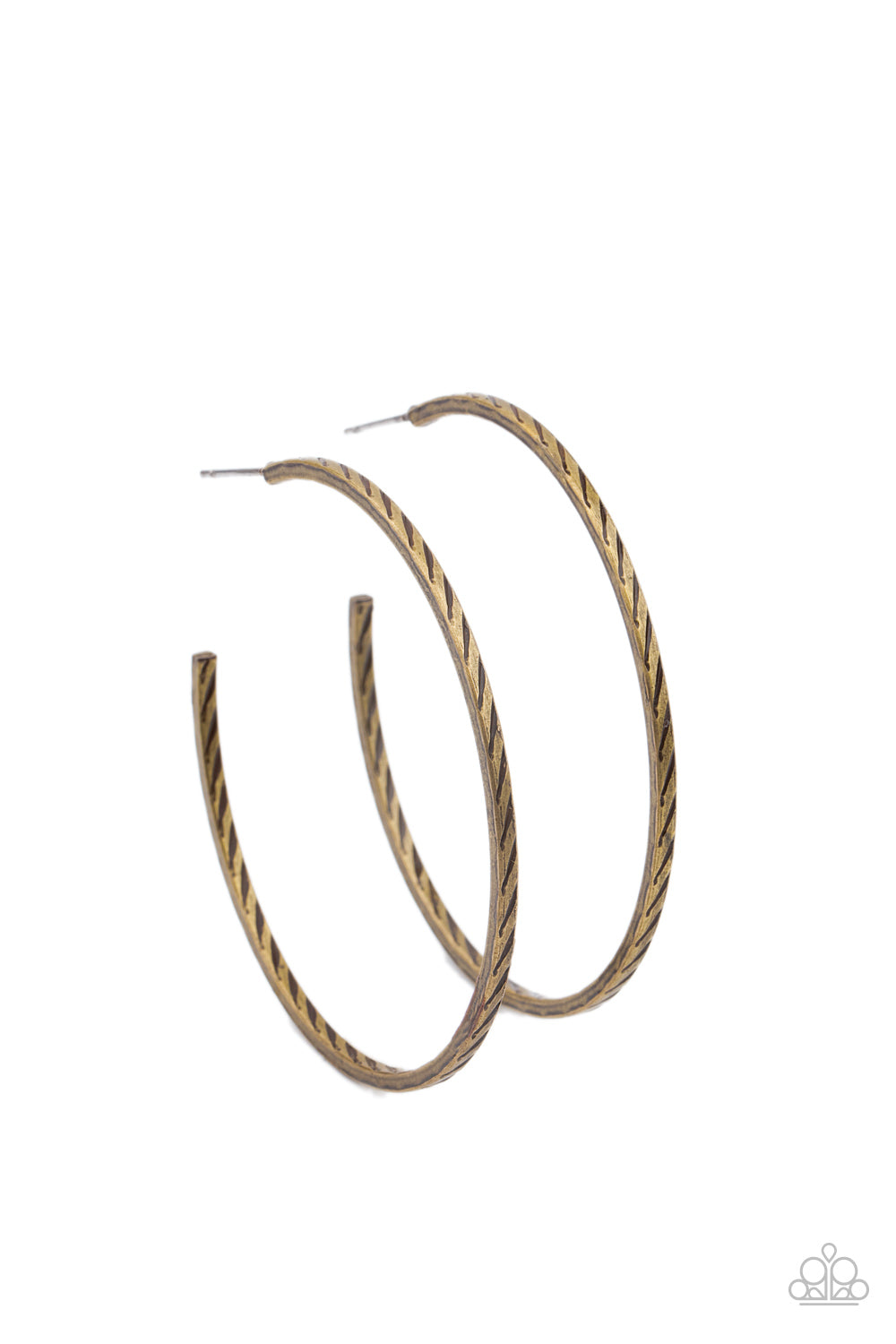 Rural Reserve - Brass Earrings