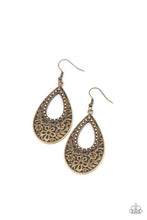 Load image into Gallery viewer, Organically Opulent - Brass Earrings
