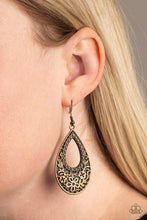 Load image into Gallery viewer, Organically Opulent - Brass Earrings
