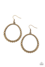 Load image into Gallery viewer, Rustic Society - Brass Earrings
