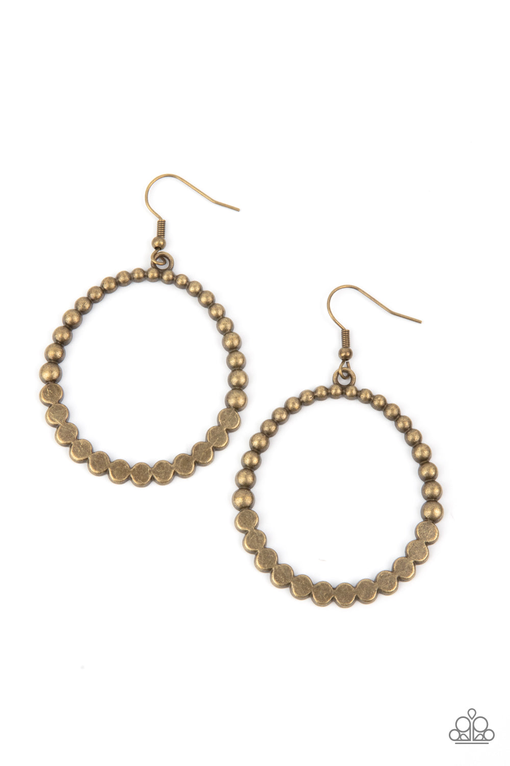 Rustic Society - Brass Earrings