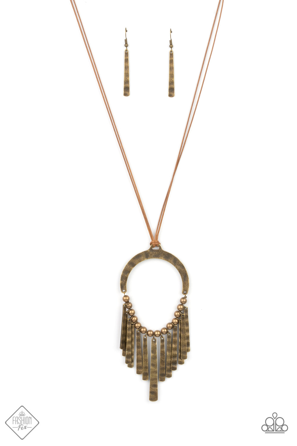 You Wouldn't FLARE! - Brass Necklace