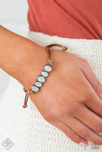 Load image into Gallery viewer, Opal Paradise- Brown Leather Bracelet
