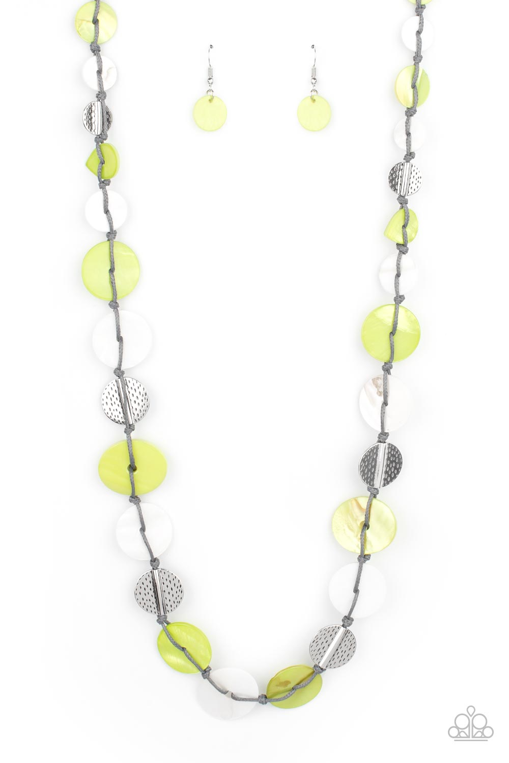 Seashore Spa - Green Necklace