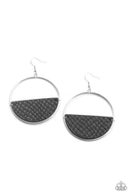 Load image into Gallery viewer, Animal Aesthetic - Black Leather Earrings
