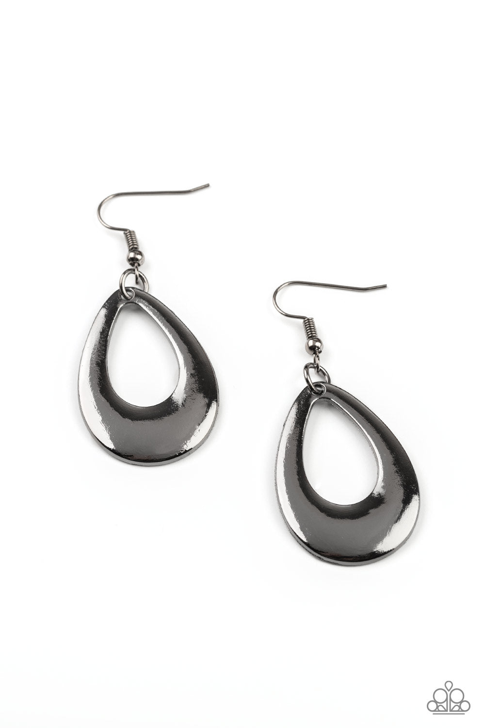 All Allure, All The Time - Black Earrings