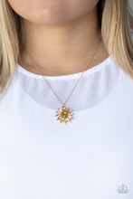 Load image into Gallery viewer, Formal Florals - Gold Necklace
