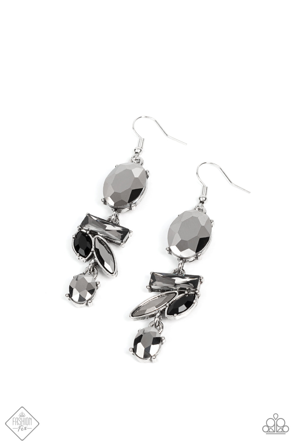 Modern Makeover - Silver Earrings