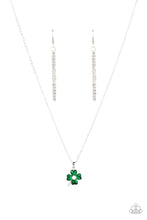 Load image into Gallery viewer, Kiss Me, Im Irish - Green Necklace
