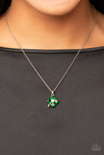 Load image into Gallery viewer, Kiss Me, Im Irish - Green Necklace
